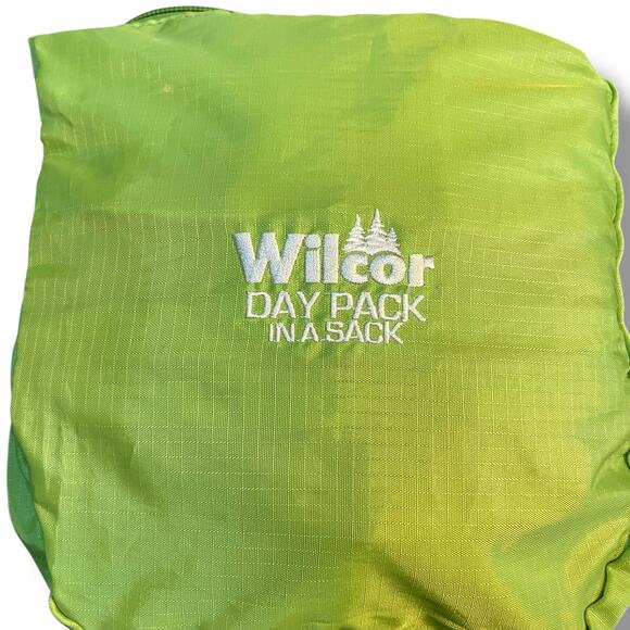 Wilcor Day Pack in a Sack Hiking Backpack Pockets SBS Zipper Compact Lightweight - Picture 11 of 13